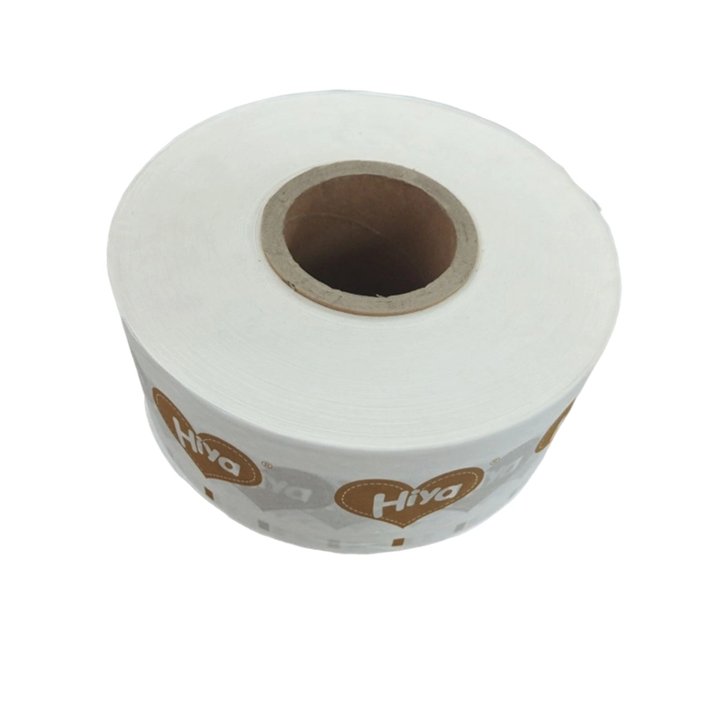 High quality/High cost performance Customized Printed Tissue Frontal Tape for Diaper Pant