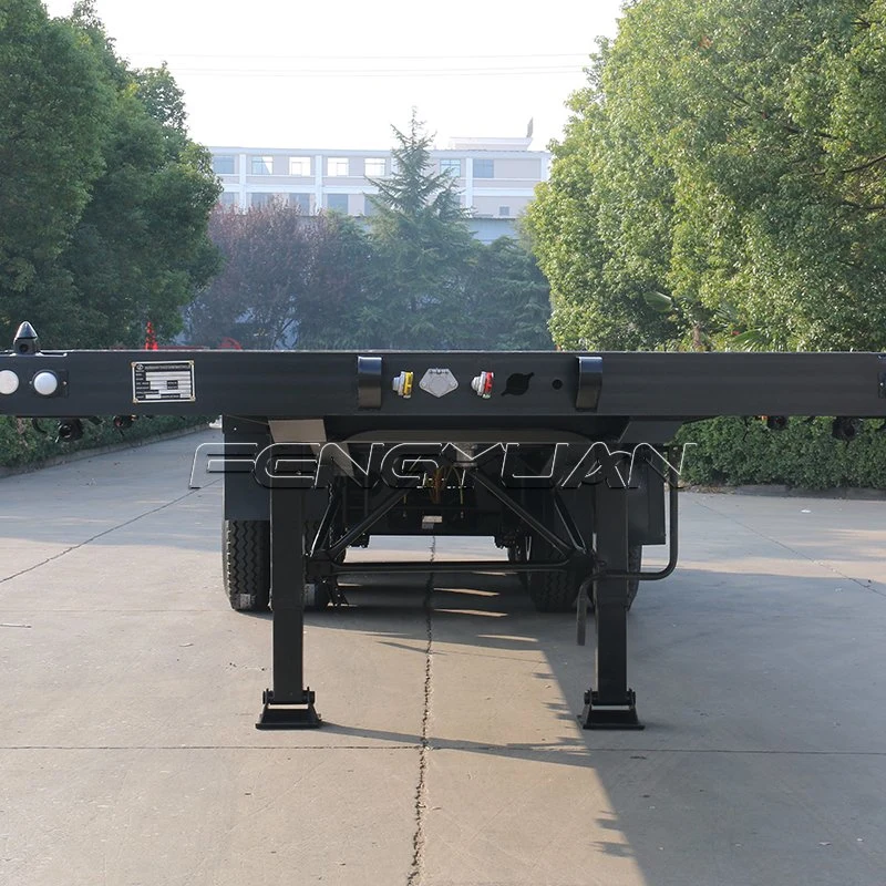 Chine Fengyuan Manufacture Tri Axles 3 essieu semi-remorque Pour le parc de transport