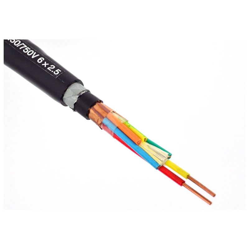 Cable de control de señal de núcleo múltiple Kvv 450/750V 46 núcleo X1,5 mm2 de calidad superior sin armadura de fábrica,