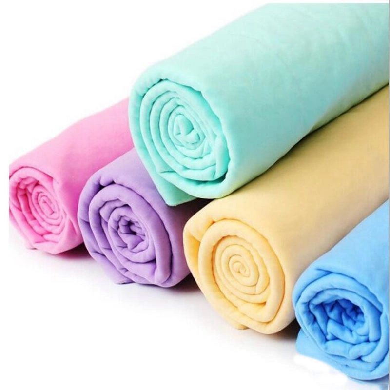 Multi-Purpose Colorful Large Size Thickness Cleaning Wash PVA Synthetic Chamois Towel for Car Auto Pets Kitchen Home in Tube