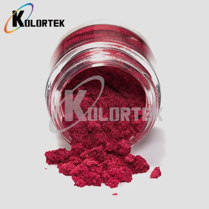 Cosmetic Pearl Mica Blood Red Pigment for Blush, Nail Art, Lip Gloss, Eyeshadow