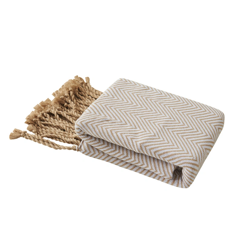 Mexicano de tejido de microfibra de cama suave de bambú tejer una manta de Picnic