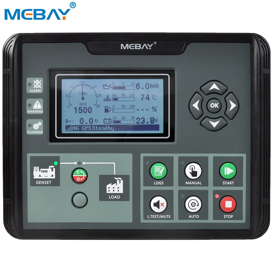 Mebay 4G Generator Controller DC50d-4G Remote Control Panel GPS