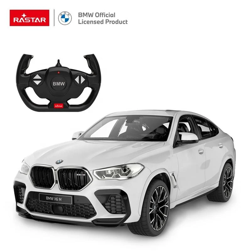 BMW X6 M Rastar Car Model Best Selling Hot Sale Toys 1: 14 RC Toy Car Remote Control Toys for Kids Electric Light Plastic AA