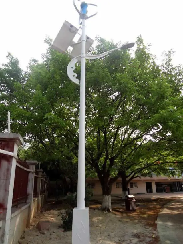 300W Wind Turbine and Solar Panel Lighting System on The Highway