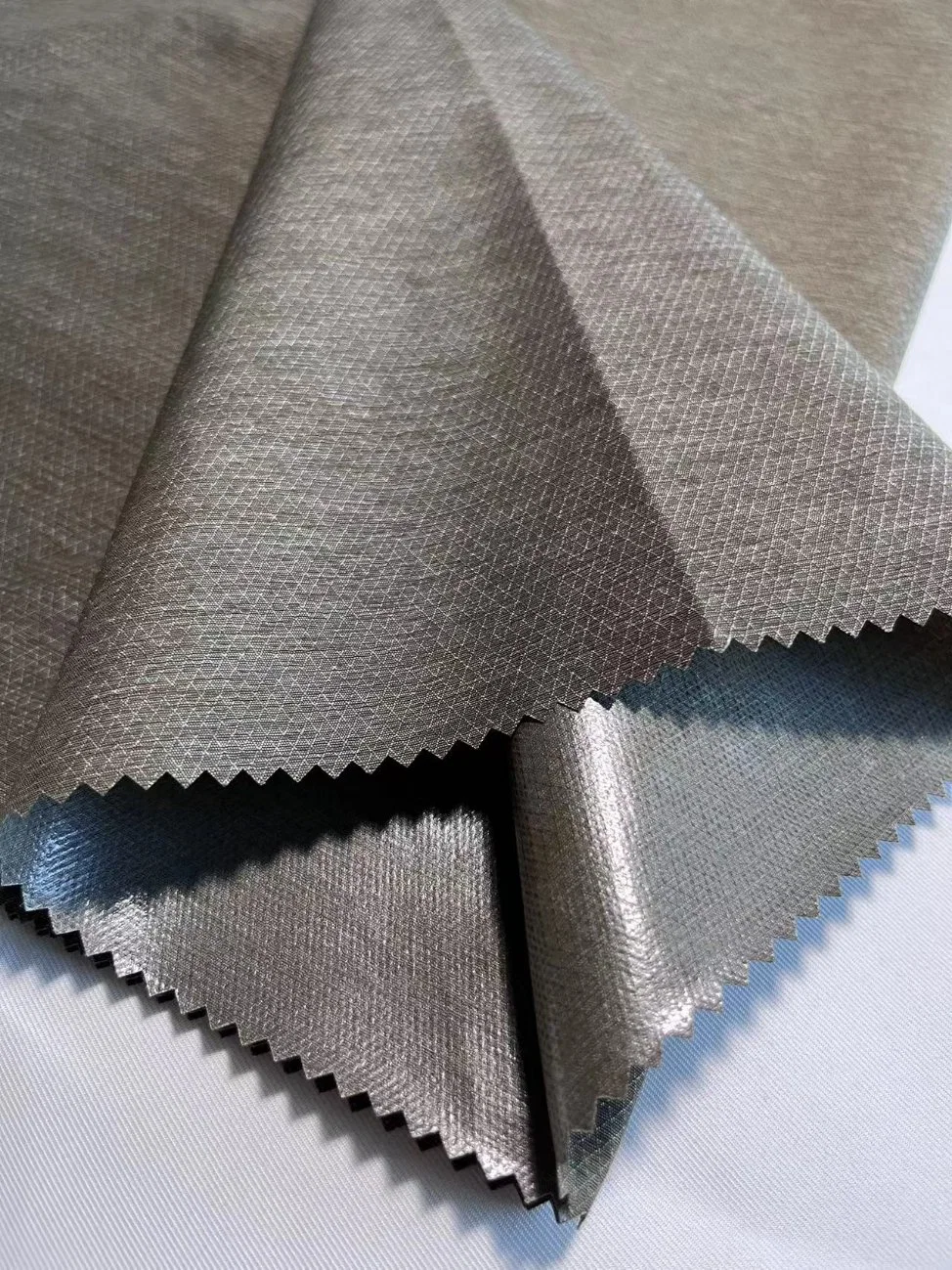 100% Poly Cationic Blended Ripstop 2 in 1 Combined TPU Fabric