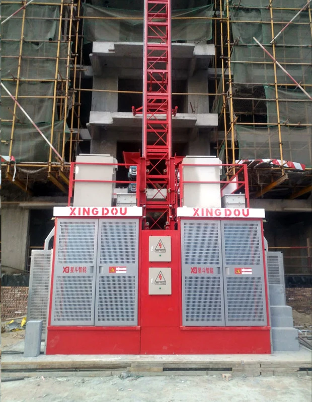 Manufacturers Building Hoist Goods One Cage for Passenger and for Sale