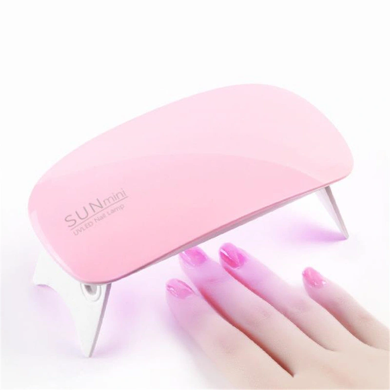 Unité de photothérapie mini USB 6W Manucure Vernis à Ongles cheveux Portable LED Curing Vernis à Ongles Lampe à LED Lampe d'ongles