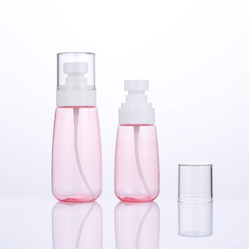 30ml 60ml 100ml Small Empty Refillable Perfume Round Plastic Cosmetic Packaging Bottle