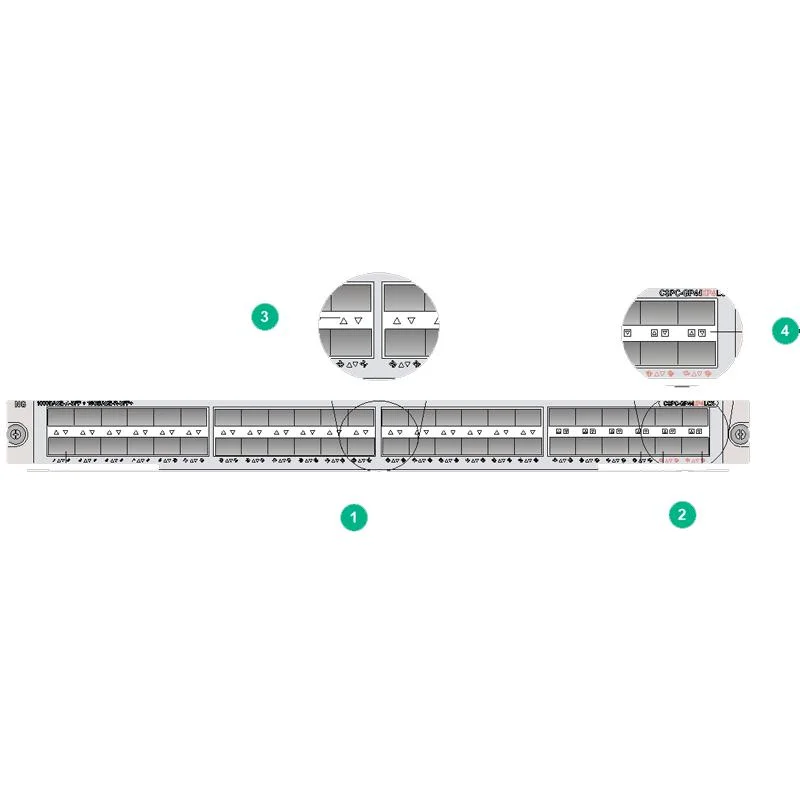 وحدة ألياف H3C S12508X-AF، النوع T (الفئة E) Lsxm2sft081 0231A8c5