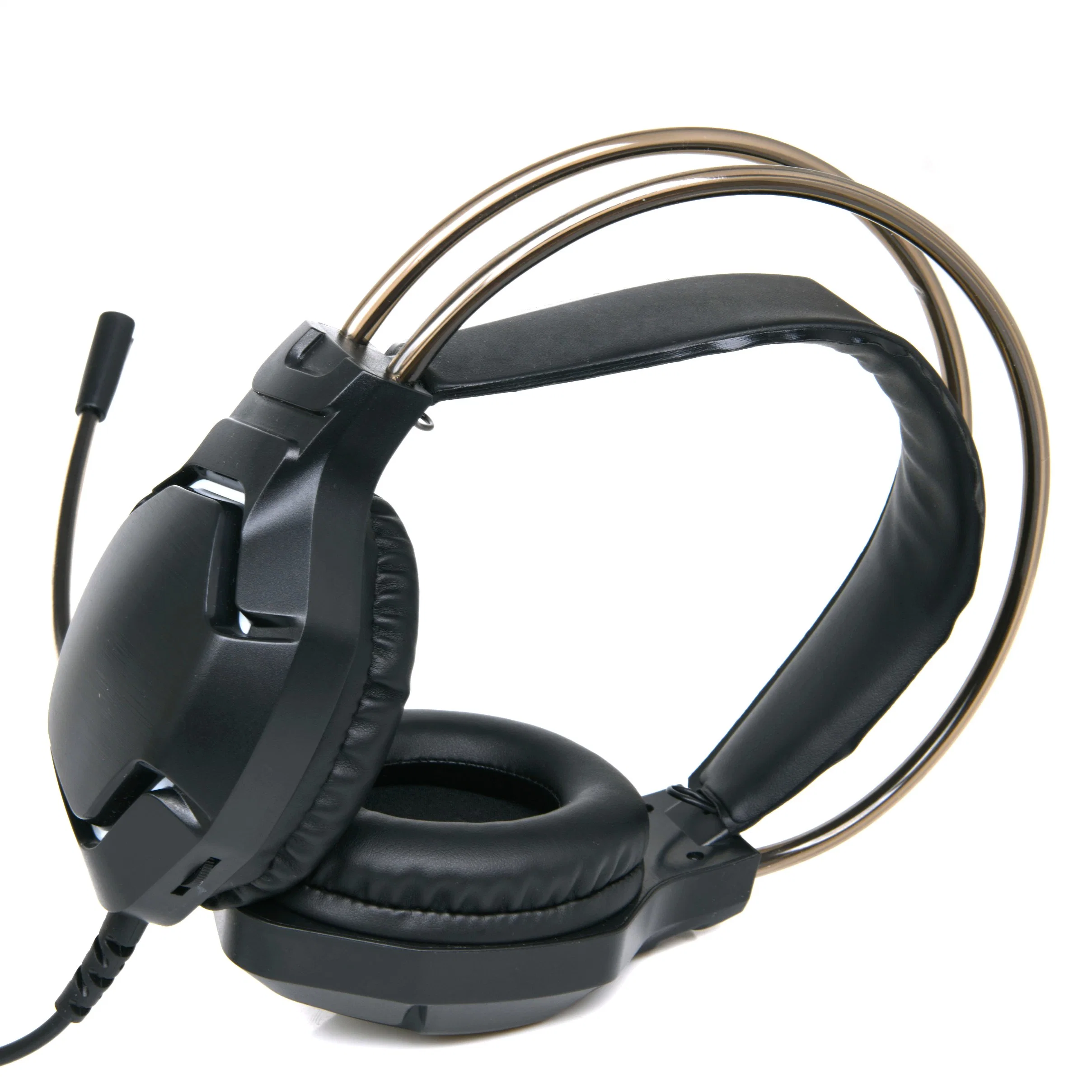 Casque de jeu sans fil 2,4G avec microphone casques filaires 3,5 mm