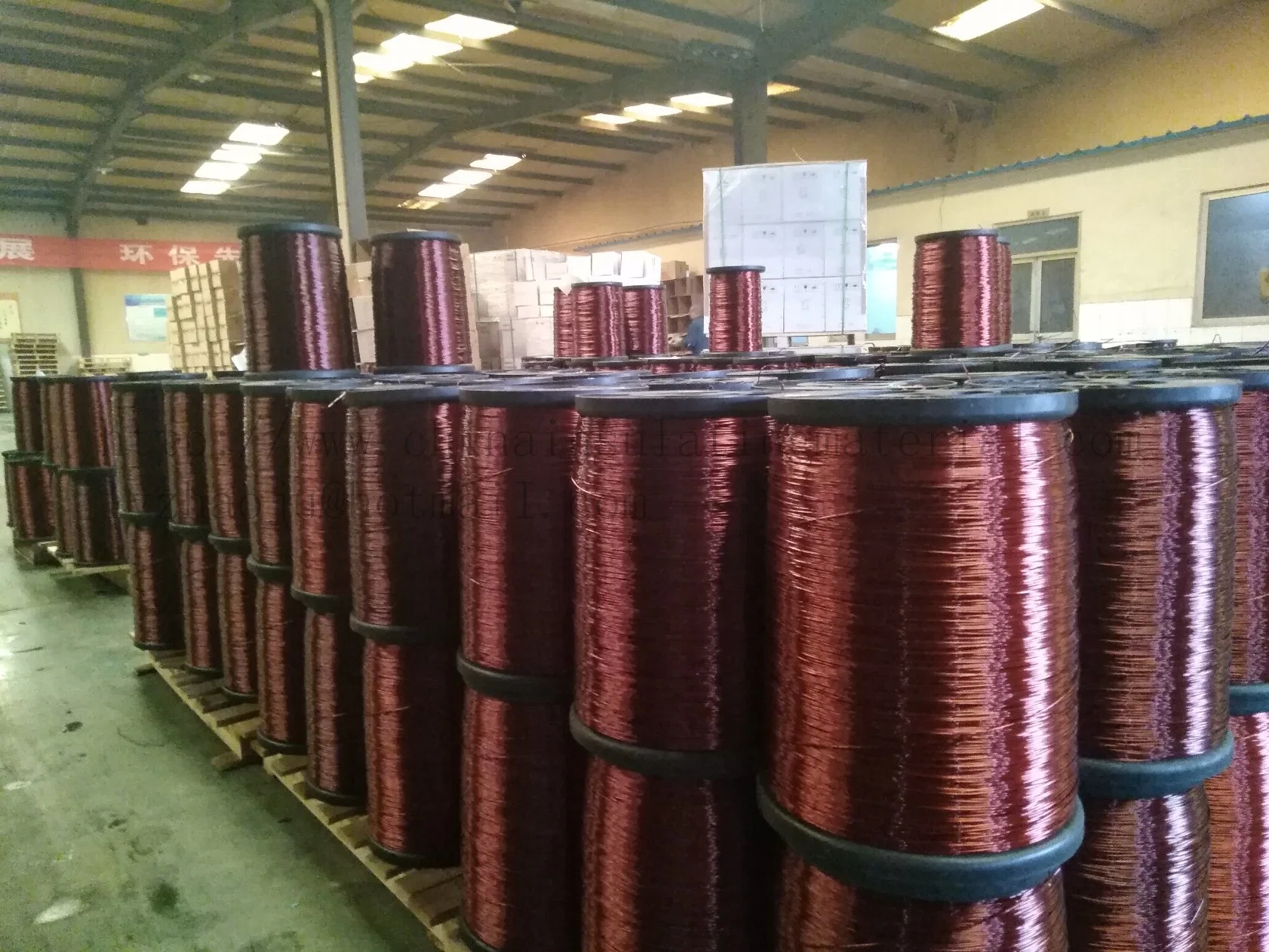 Polyeter/Polyamide Al Magnet Wire Electrical Al Wire Enameled Aluminum Wire Eiw 180 Degree China Factory Enameled Alu Wire