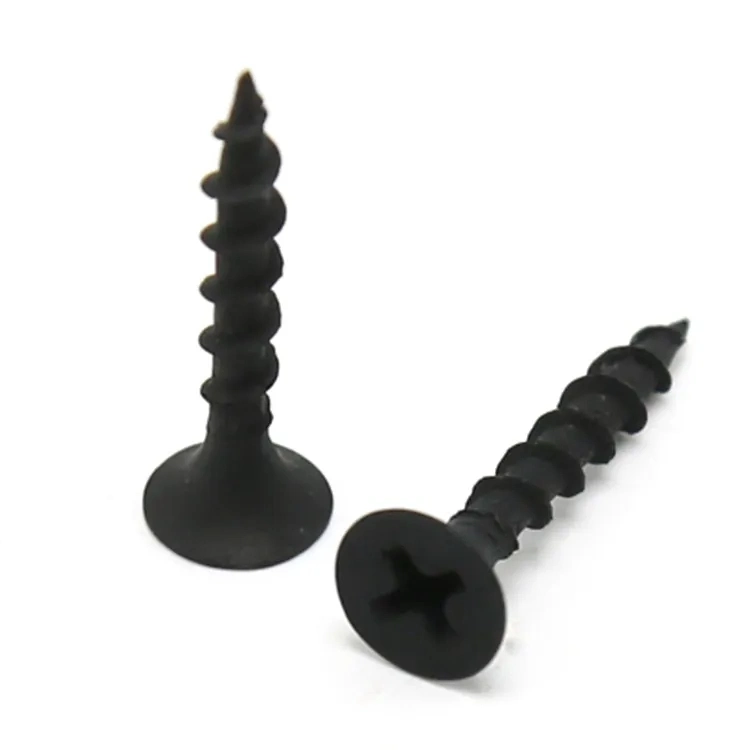 Drywall Screws Black Drywall Screws Coarse and Fine Threads