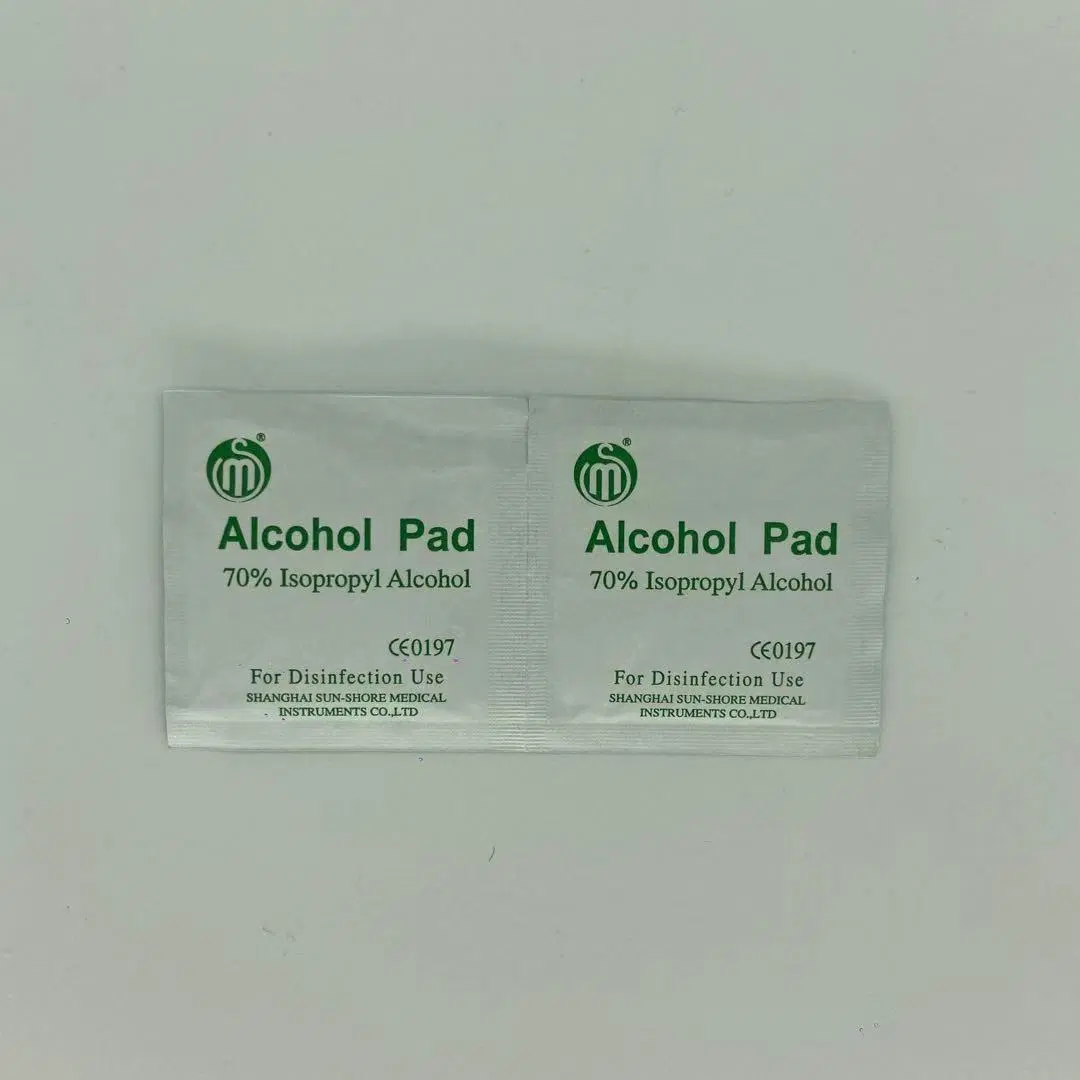 Spunlace Non Woven Fabric Alcohol Pad Clean Wipes 70% Isopropyl
