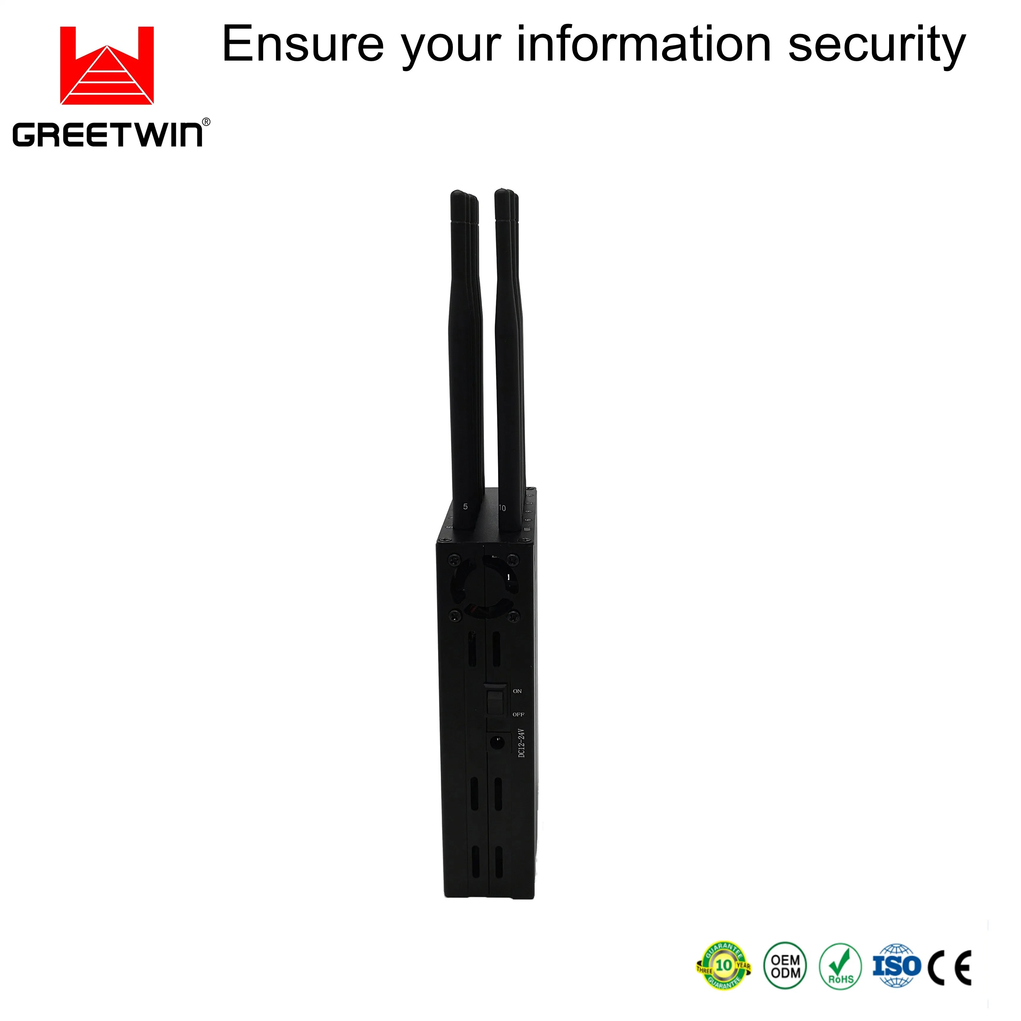 2g 3G 4G 5.8g Anti Jammer GPS Lojack WiFi Signal Phone Jammer Blocker Portable Mobile Jammer