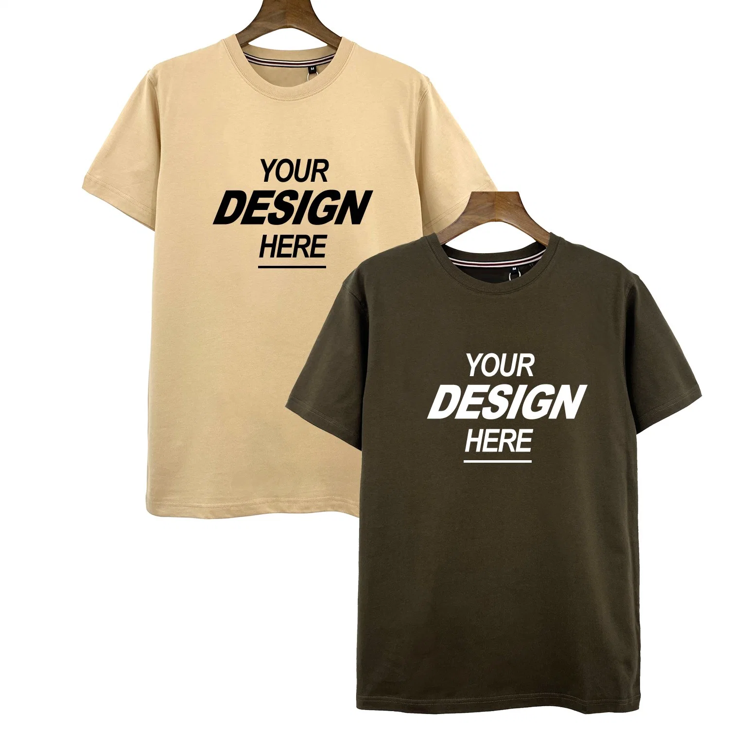 Custom T Shirt Wholesale Tshirts Cotton 100% Print Servers Embossing Foam Clothing