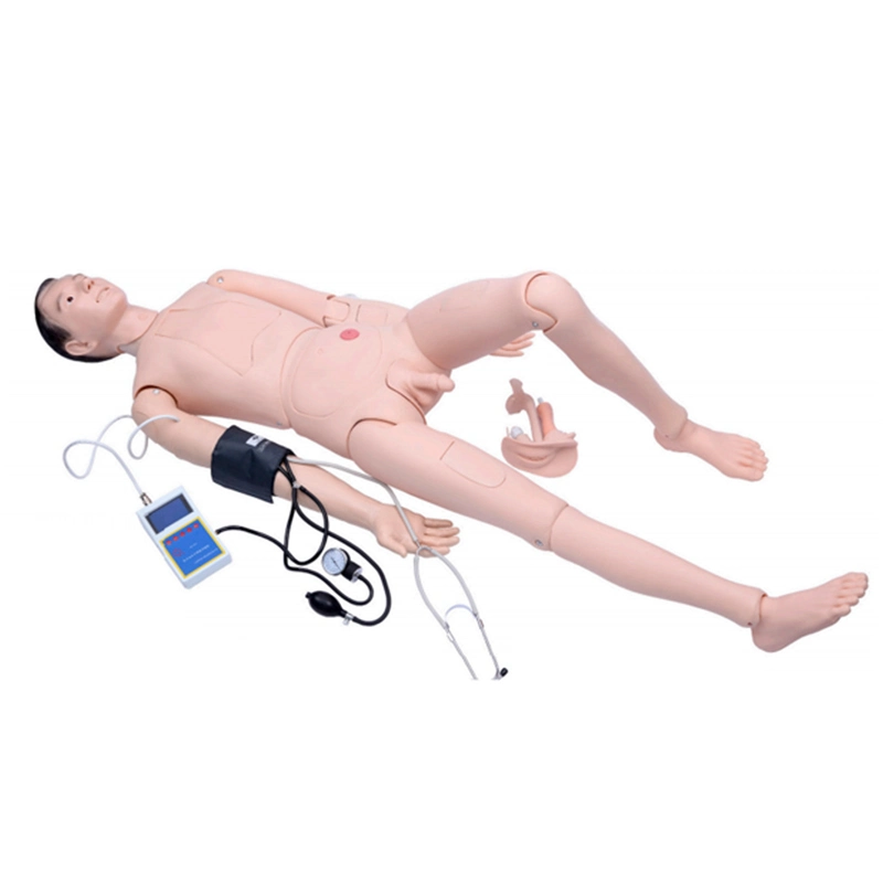 PVC Advanced Nurse Training Doll Male Advanced Nursing Manikin