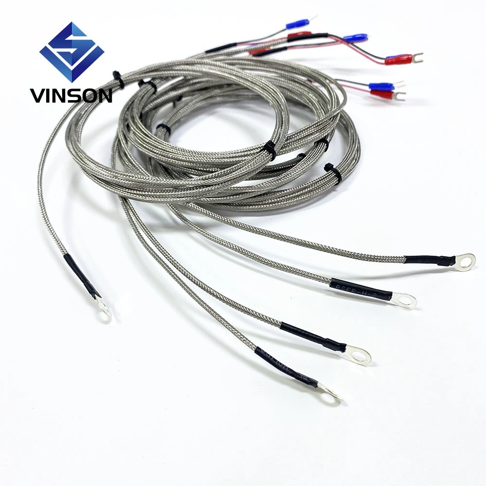 Vinson Class a 3 Wires PT100 4X40mm Temperature Sensor Thermal Resistance Rtd Thermocouple