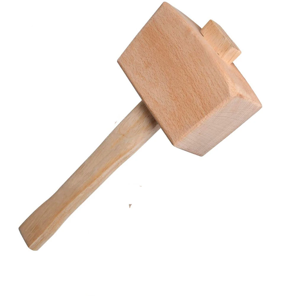 Ice Mallet and Lewis Bag Wood Hammer and Canvas Bag for Crushed Ice