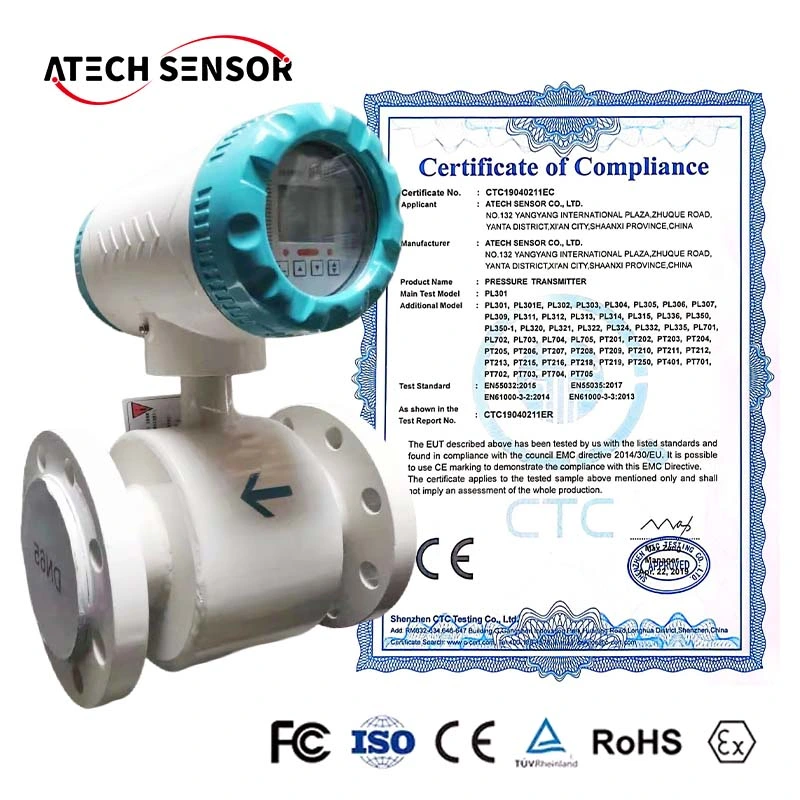 Emfm Digital Pipeline Intelligent Electromagnetic Magnetic Water Flow Meter Price Milk Electromagnetic Flow Meter