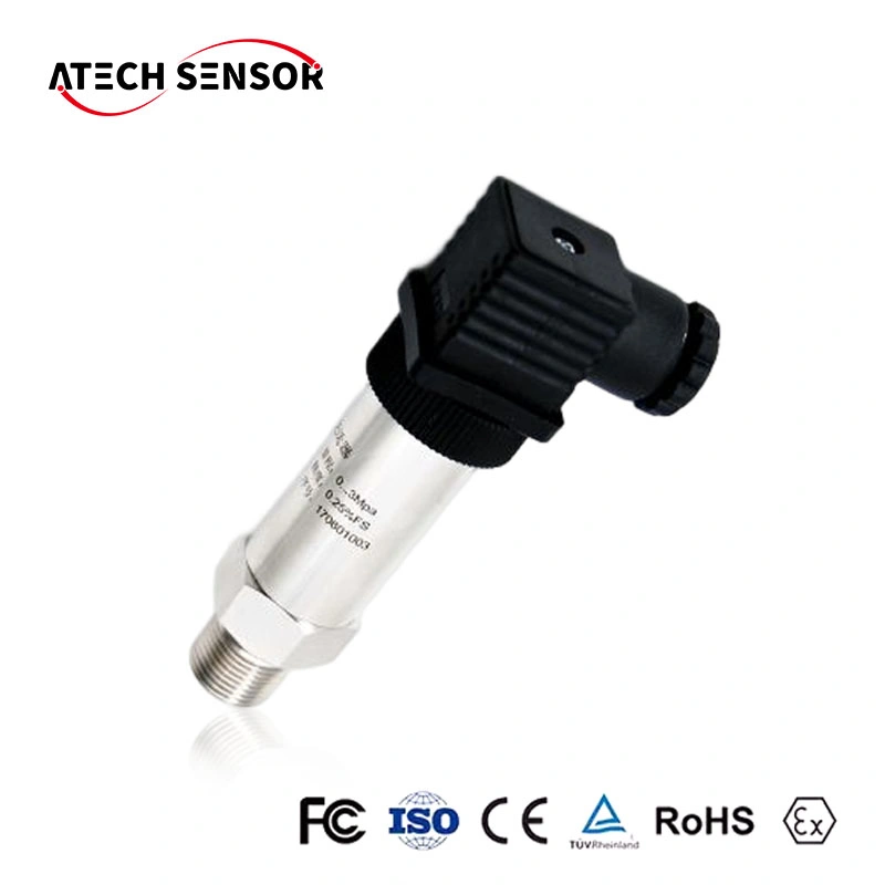 2 in 1 Temperature Industrial All Stainless Steel Pressure Transmitter 20 Bar 4-20mA Pressure Sensor Gauge