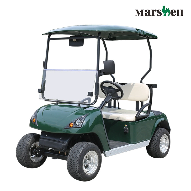 Hot Sale Wholesale/Supplier Price Marshell 48V AC Motor Two Passenger Lead Acid/Lithium Battery Powered Golf Hunting Car Buggies Electric Golf Cart with 2 Seats(DG-C2-5)