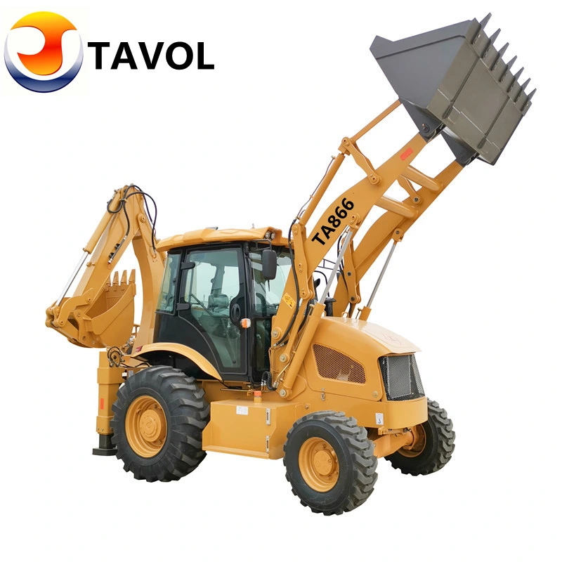 2 Ton 3ton Chinese New Ta Backhoe Wheel Loader with Excavator with Good Price