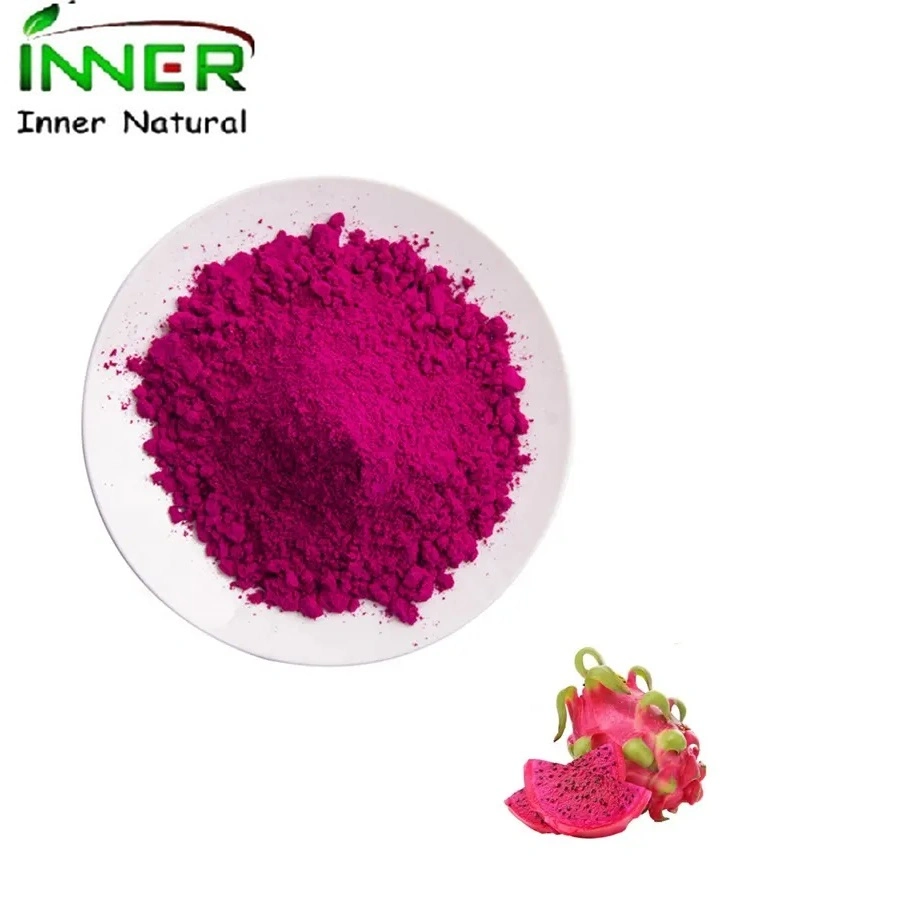 Lebensmitteltauglicher Wasserlöslicher Pitaya-Fruchtextrakt Rotes Dragn-Fruchtextrakt Anthocyanidine 1%-5%; 4: 1-100: 1