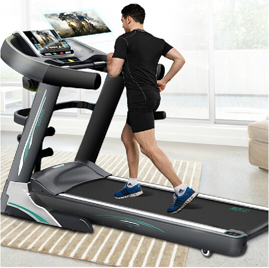 7-Inch WiFi Color Touch Screen Home Treadmill Play Movie