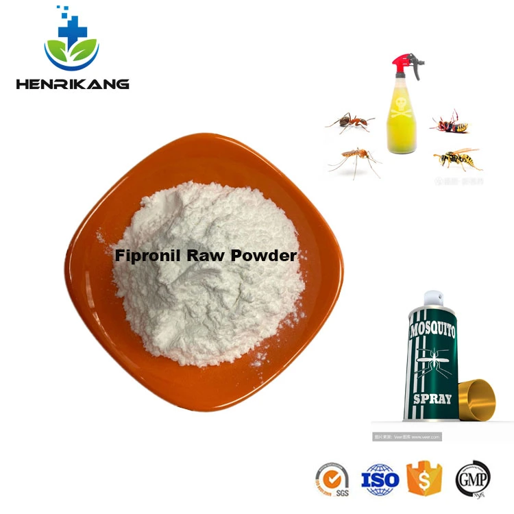 Pó bruto de Fipronil químico agrícola CAS 120068-37-3 Insecticida 5% Fipronil