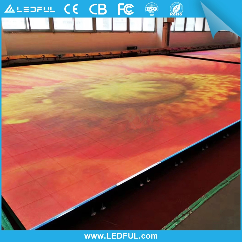 Publicidade Wedding Stage Screen Floor impermeáveis Painel RGB Exterior Vídeo Painel de parede para painéis interiores LED para exterior, para andar de dança