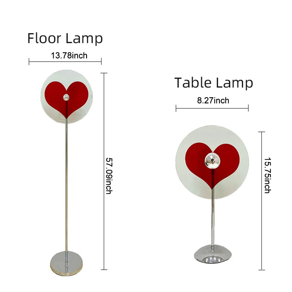 360 grados de rotación moderna lámpara de mesa corazón proyección LÁMPARA DE LED