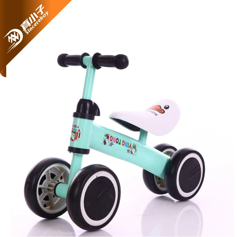 Mini Baby Four Wheels Kids Scooter Baby Balance Bike Four Wheel for 0- 3yeard Old Baby Kids