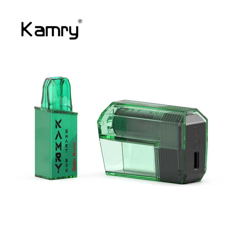 Caixa inteligente Kamry Pod 2023 Produtos de design mais recentes Atomizador Cigarro Eletrônico 300 Puff Bares Vape descartáveis de Compras