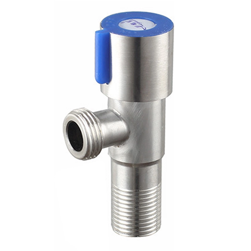 Stainless Steel Hot and Cold Inlet Valve Bathroom Faucet Stop Valve