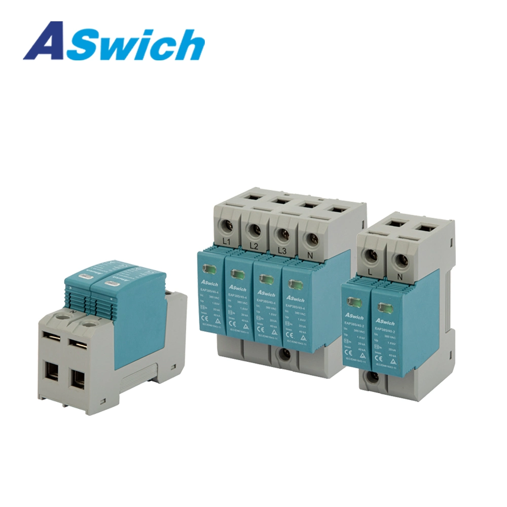 40ka 2p 3p 4p DC Surge Protector for Solar System Surge Protection Device DC SPD for Solar Energy 600VDC 1000VDC