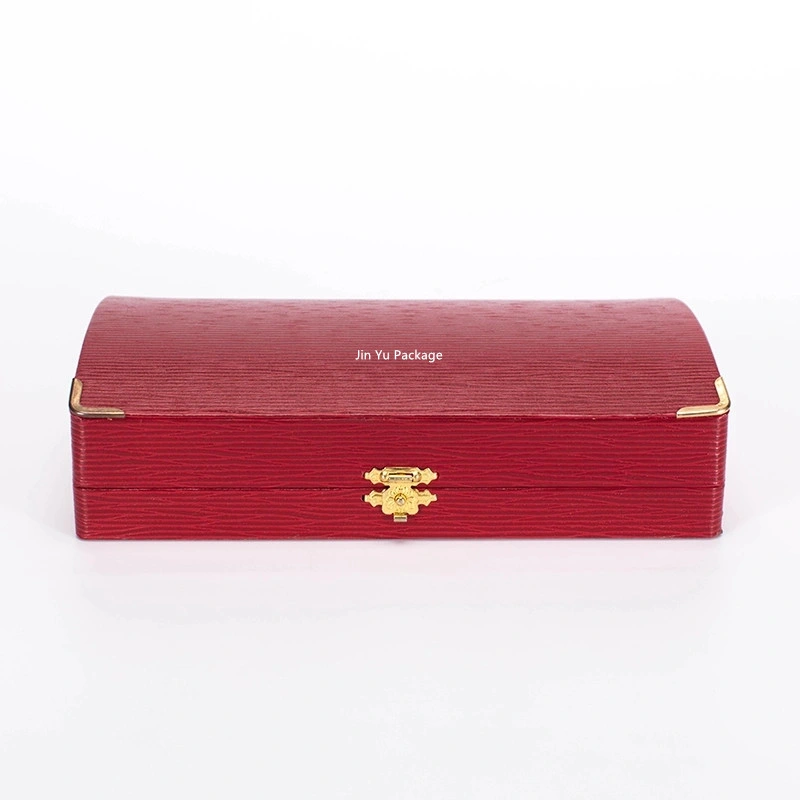 Customized Luxury Retro Plastic Hinge Jewelry Gift Packaging Boxes