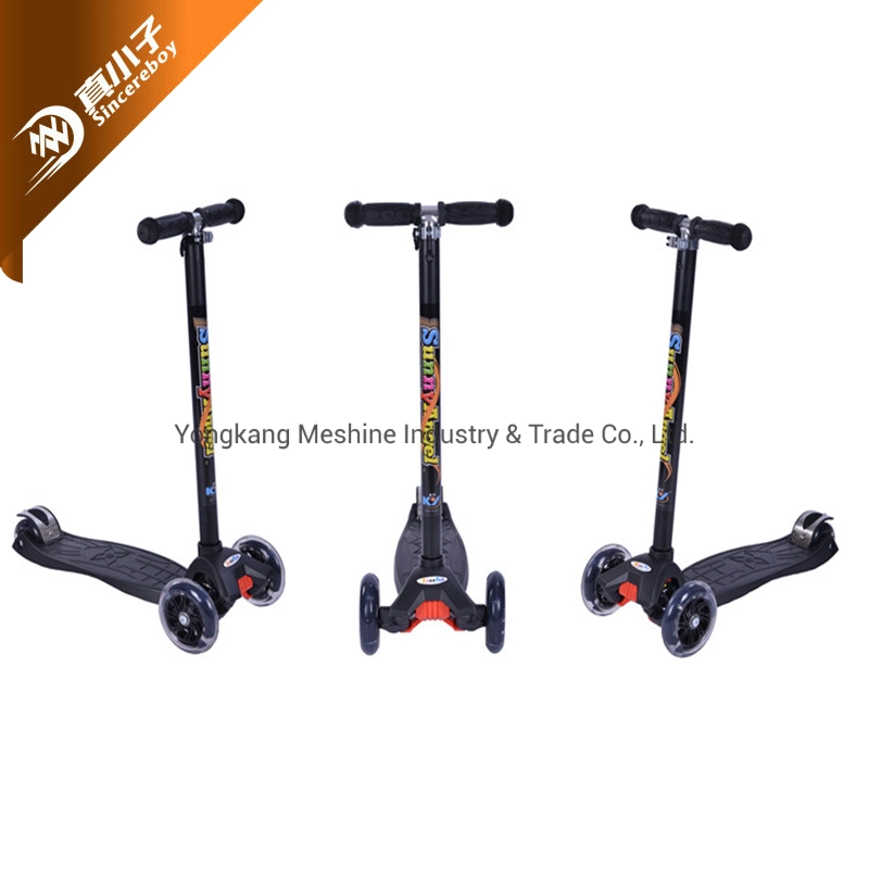 Factory Direct Wholesale/Supplier Water Transfer Graffiti Children Scooter Foldable PU Wheel Kids Scooter