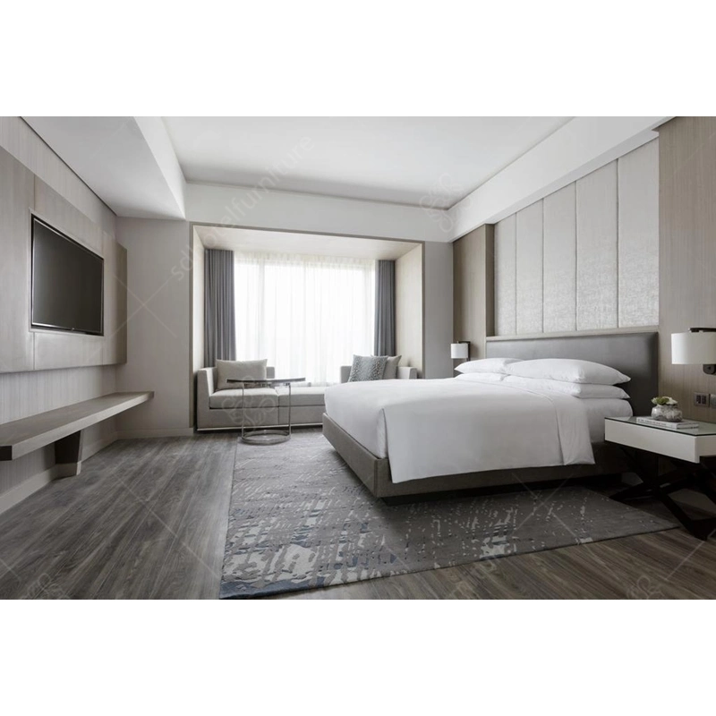 Individuelle Luxus-zeitgenössische Hilton Hotel Schlafzimmer Möbel für 5 Sterne Hotel