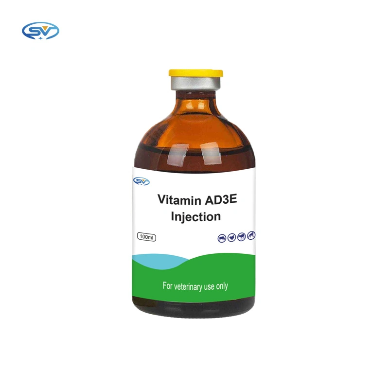 Veterinary Drugs GMP Manufacturer Vitamin Ad3e Injection for Cattle Sheep