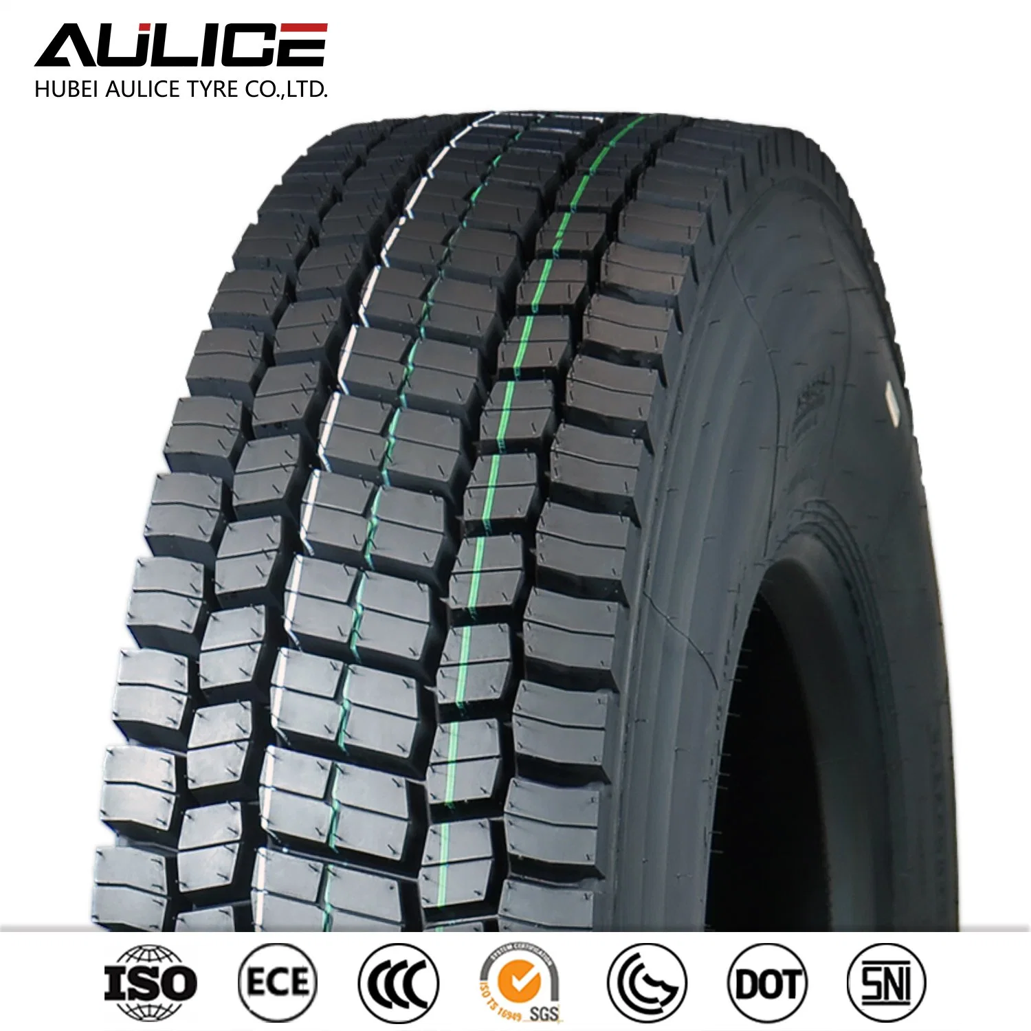 11R22.5 neumático de camión radial de acero, AR8181 AULICE TBR/OTR fábrica de llantas, neumáticos tubeless, fuerte tracción y agarre terreno superior