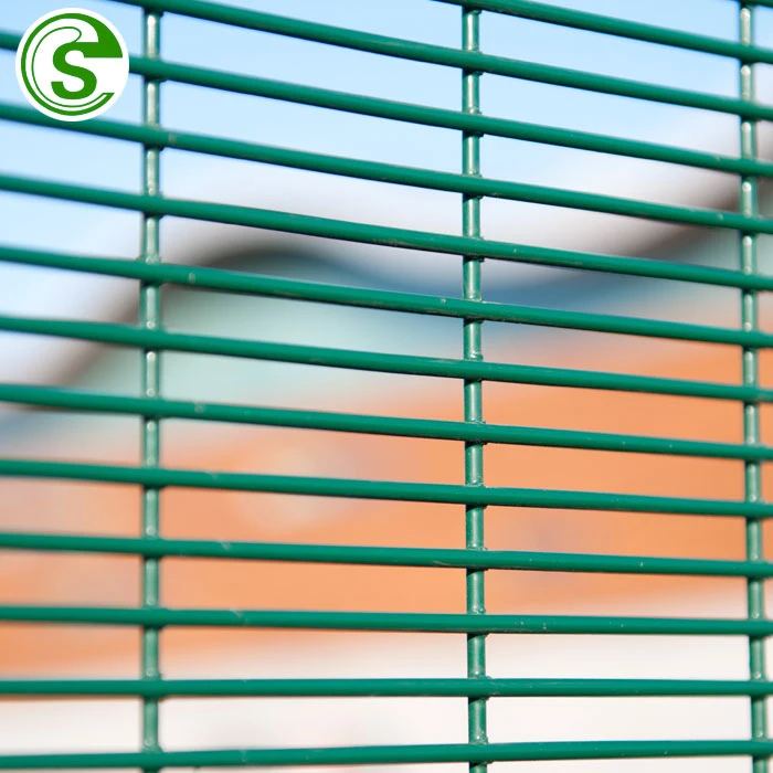 PVC Coated High Security Anti-Climb 358 Welded Wire Mesh Fence