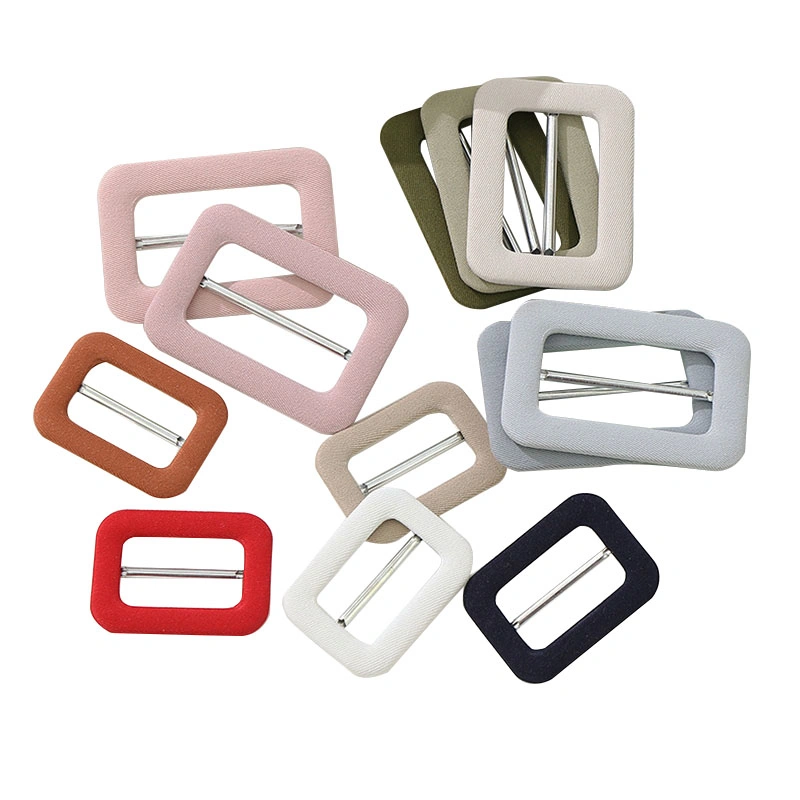 Fashion Accessories Fabric Cover Buckle Without Prong Clothes Button Belt Shoes Bags Buckle