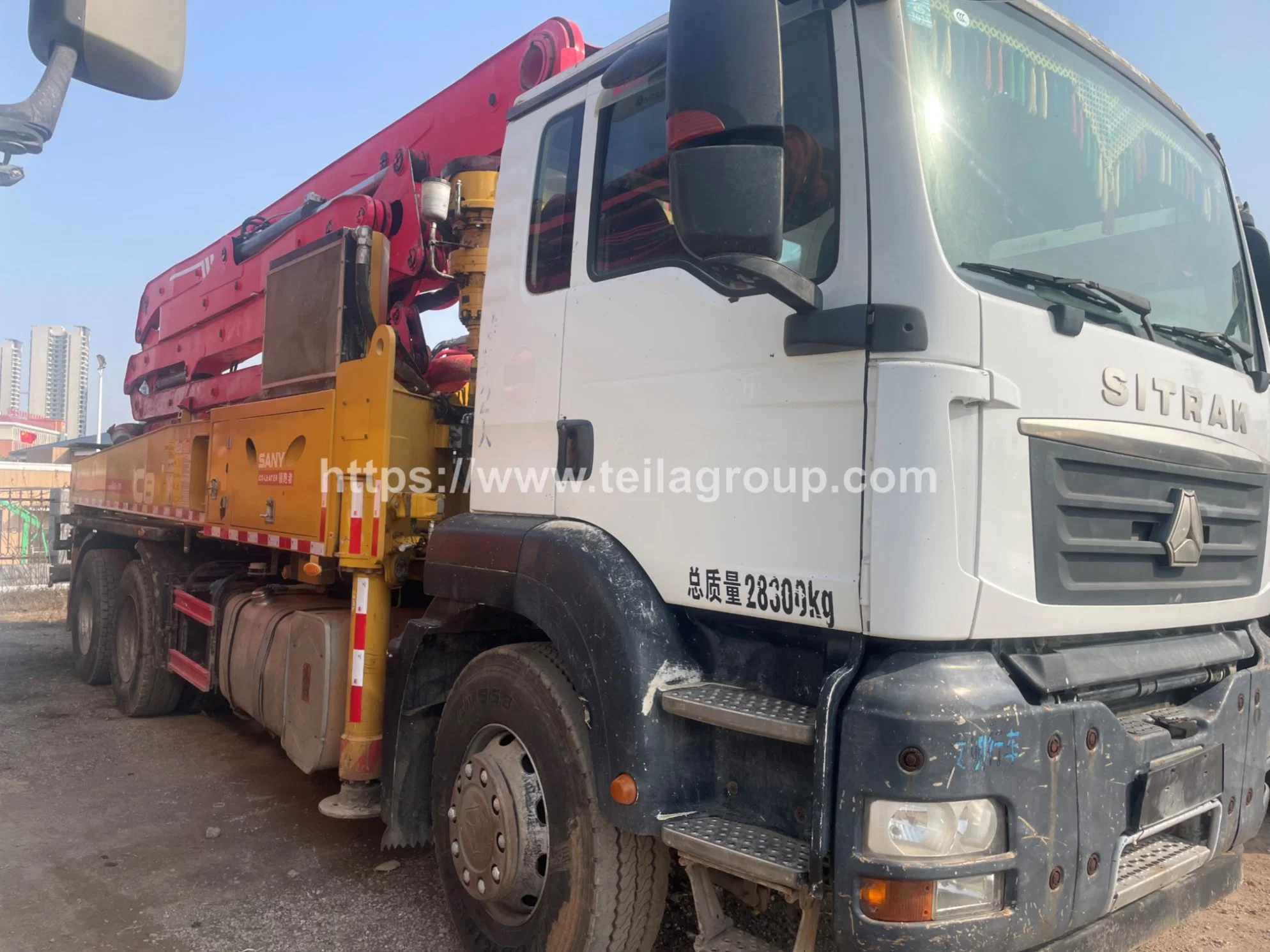 2016 China Used 38m Sany Concrete Pump Truck Concrete Construction Machinery