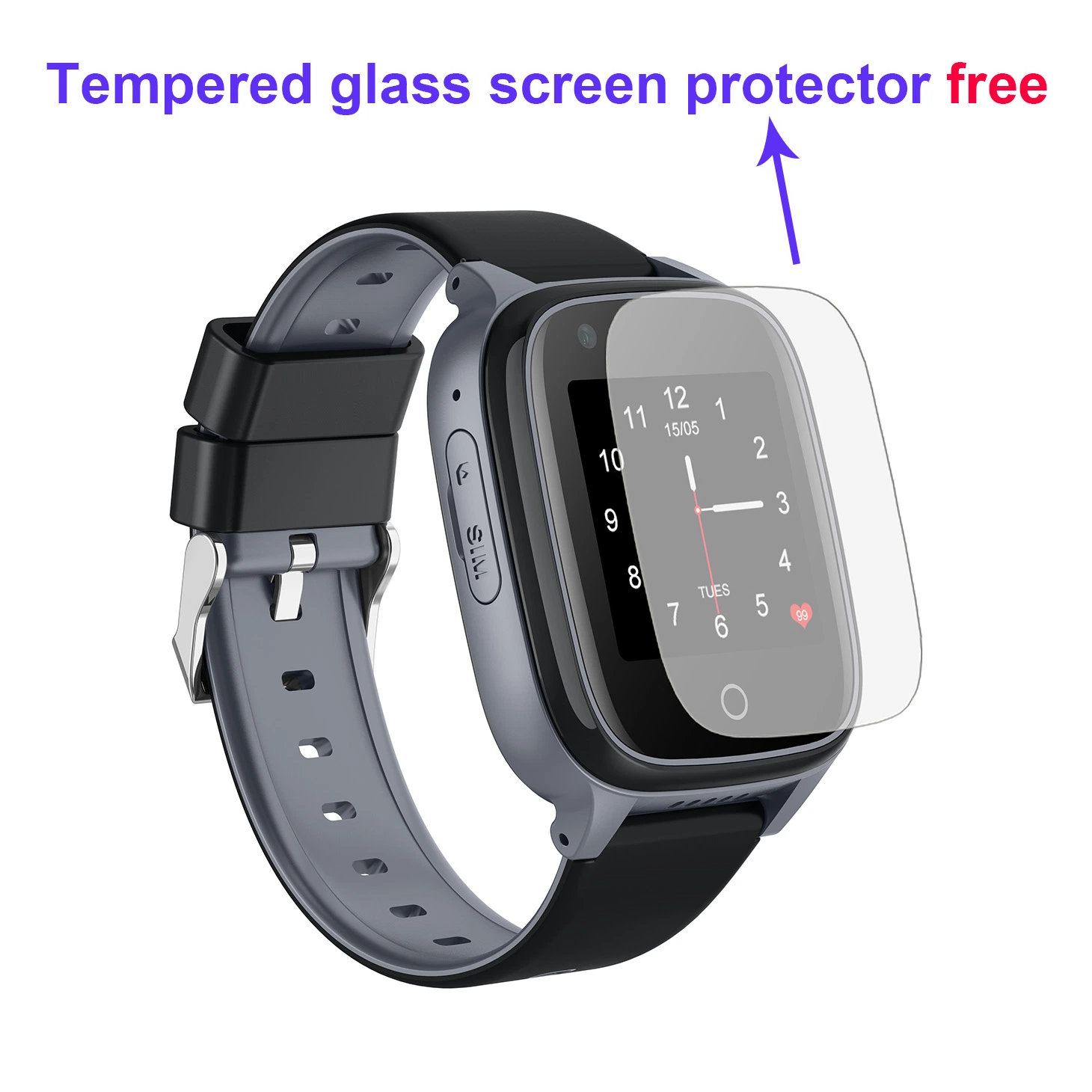 Moda 4G IP67 resistencia al agua SOS Seguridad Smart Watch WiFi Anti Lost Video Call Kids GPS Tracker con la toma de la aplicación Alarma de alarma desactivada Alerta D31U