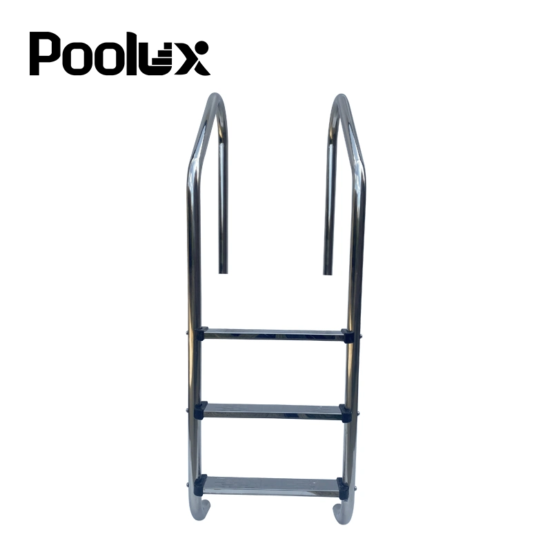 2 Steps Anti-Slip Safe and Solid 304 Stainless Steel Swimming Pool Ladders