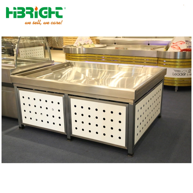 Supermarket Wooden Fruits and Vegetable Display Stand