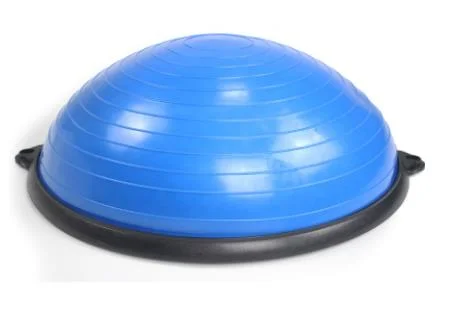 Rubber Stress Gym Fitness Balance Exercise Half Yoga Ball with Stability Ring