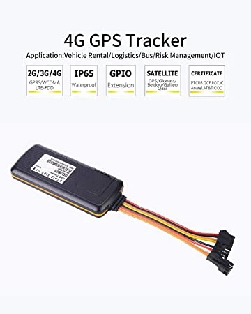 4G Vehicle GPS Tracker with Real Time Location Updates