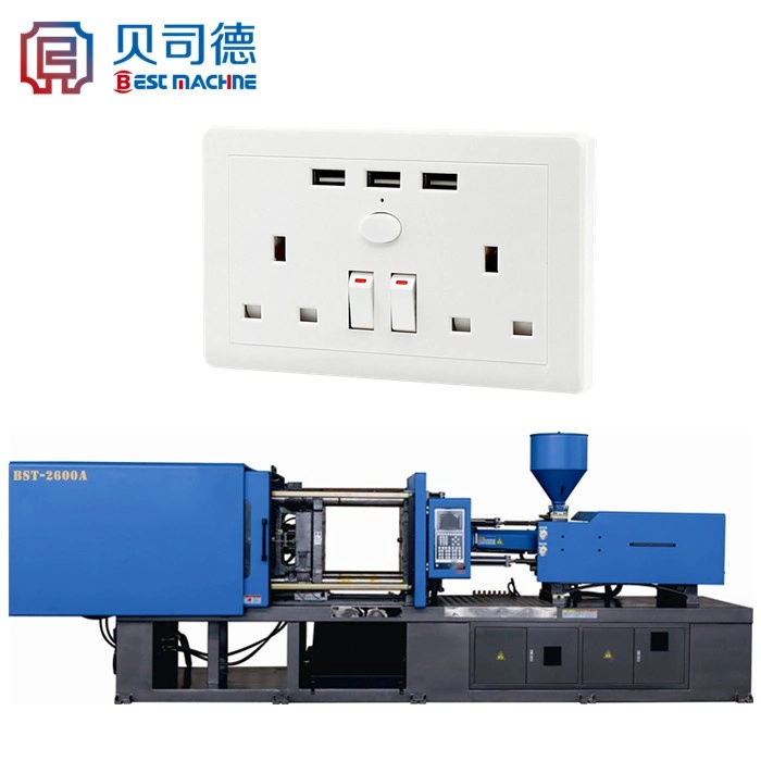 Hydraulic Plastic Electric Switch Socket Junction Box Making Injection Mold Molding/Moulding Machine Price